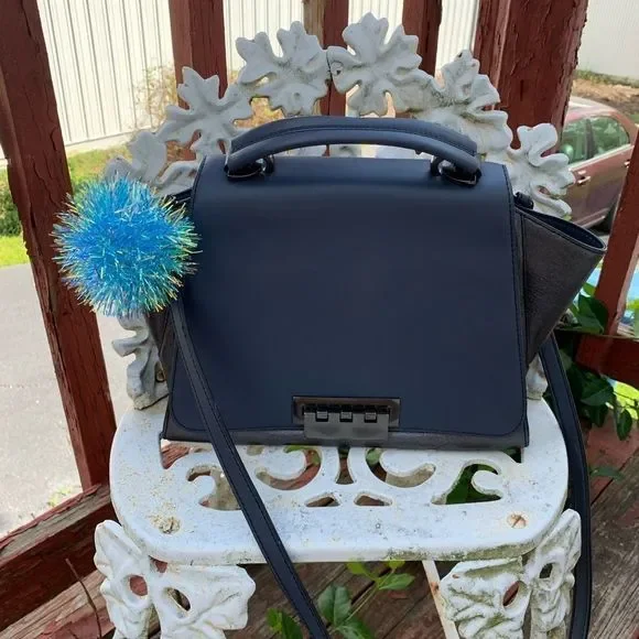 (1) Holographic Tinsel Pom Pom Purse Accessory - Picture 3 of 8